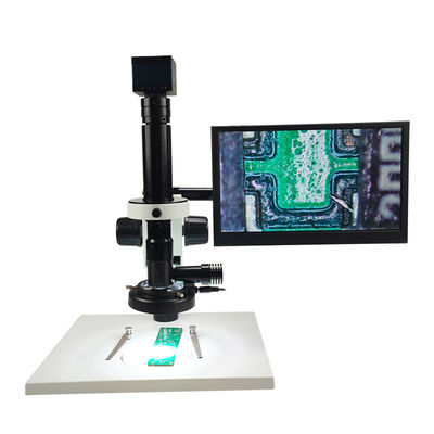 Microscopio video monoculare VM-7513 Microscopio Zoom 10X - 200X per orologi da gioielleria