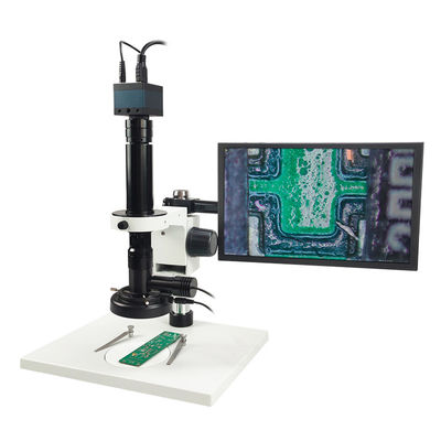 Microscopio video monoculare VM-7513 Microscopio Zoom 10X - 200X per orologi da gioielleria