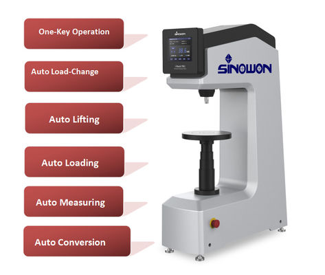 Tester di durezza di Rockwell digitale Full Auto Intelligent ASTM DIN Conversion Standard iRock-TR1