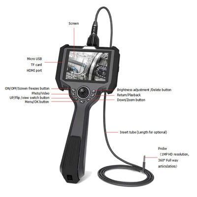 Endoscopio digitale industriale portatile