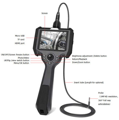 IP67 Camera di ispezione per endoscopi industriali Endoscopi digitali portatili IPS