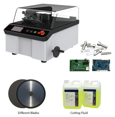 Macchina di taglio automatico per metalurgia per segno di precisione a tavola AC-200B