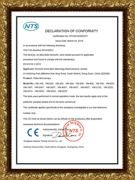 Porcellana Hoyamo and Sinowon Inc Certificazioni
